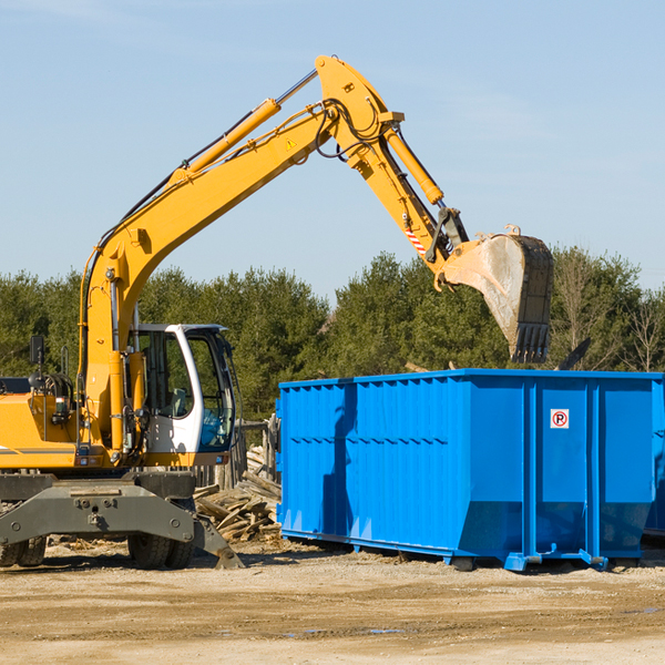 is there a minimum or maximum amount of waste i can put in a residential dumpster in Sinclairville New York